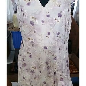 Floral V-Neck Dress Eywol A Line Floral Summer Dinning Formal Dress